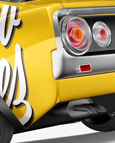 Download Retro Sport Car Mockup Half Side View In Free Mockups On Yellow Images Object Mockups Yellowimages Mockups