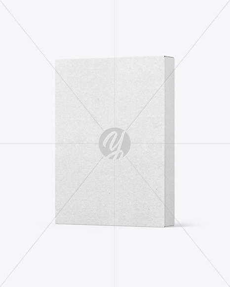 Kraft Paper Box Mockup PSD #1