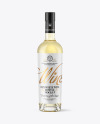 White Wine Bottle With Cork Mockup