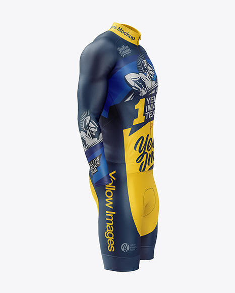 Download Men S Cycling Kit Mockup In Apparel Mockups On Yellow Images Object Mockups