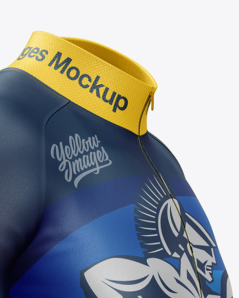 Men S Cycling Kit Mockup In Apparel Mockups On Yellow Images Object Mockups