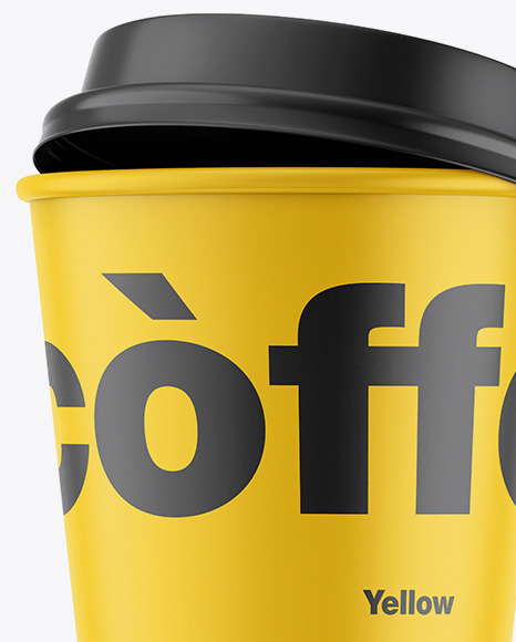Matte Coffee Cup Mockup PSD #6
