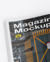 Textured A4 Magazine Mockup