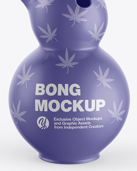 Glossy Weed Bong Mockup PSD #1