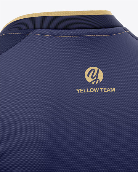 Men S Soccer V Neck Jersey Mockup Back Half Side View Football Jersey T Shirt In Apparel Mockups On Yellow Images Object Mockups