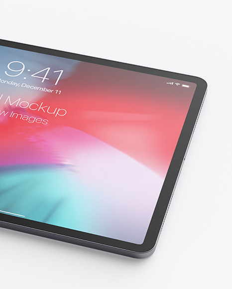 Apple iPad Pro 2018 12.9 Mockup PSD #5