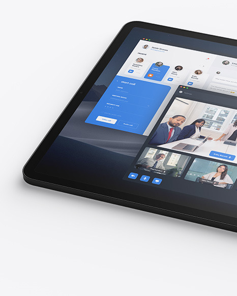 Apple iPad Pro 2018 12.9 Mockup PSD #6