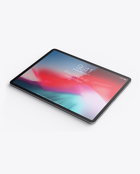 Apple iPad Pro 2018 12.9 Mockup