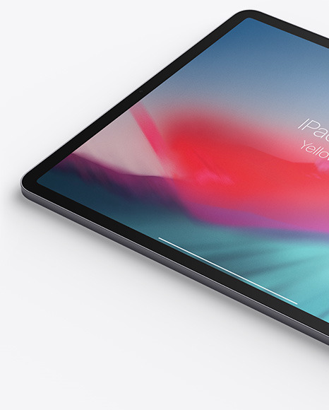 Apple iPad Pro 2018 12.9 Mockup