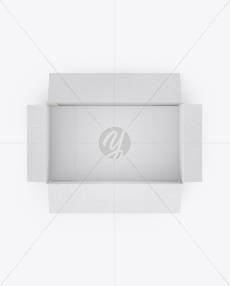 Download Opened Kraft Box Mockup In Box Mockups On Yellow Images Object Mockups