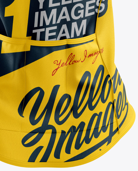 Women S Cycling Wind Vest Mockup Back View In Apparel Mockups On Yellow Images Object Mockups