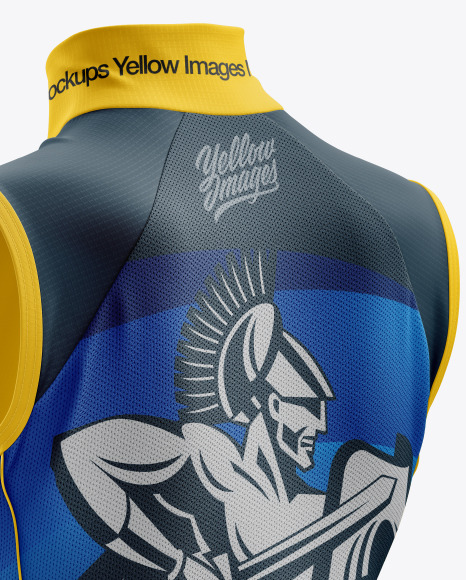 Download 47+ Womens Cycling Wind Vest Mockup Back Half Side View ...