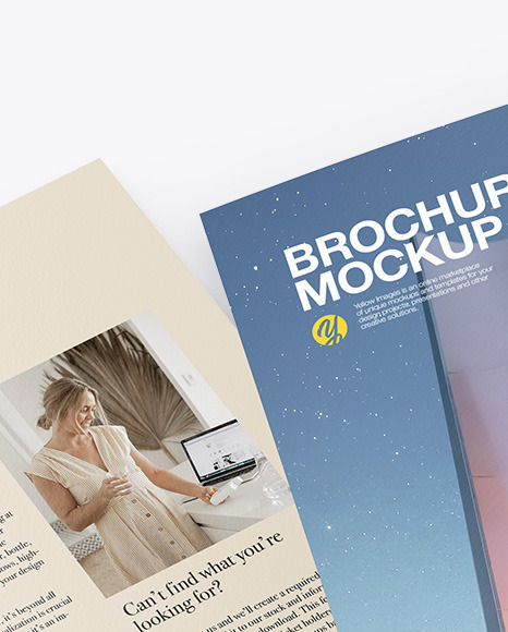 Download Free A4 Brochure Mockup Psd Yellowimages