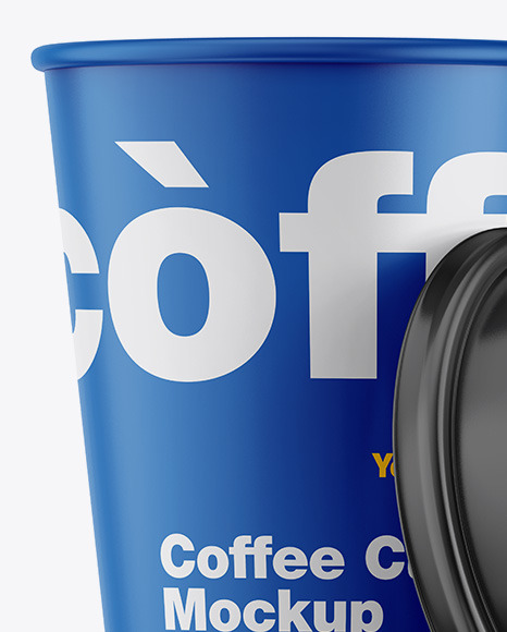 Matte Coffee Cup Mockup PSD #6