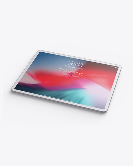 Download Clay Apple Ipad Pro 2018 12 9 Mockup In Device Mockups On Yellow Images Object Mockups Yellowimages Mockups