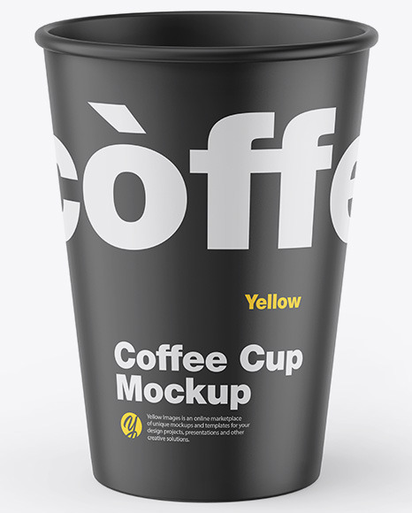 Matte Coffee Cup Mockup PSD #5
