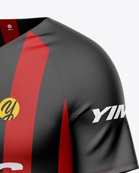 Men’s Soccer Jersey Mockup PSD #2