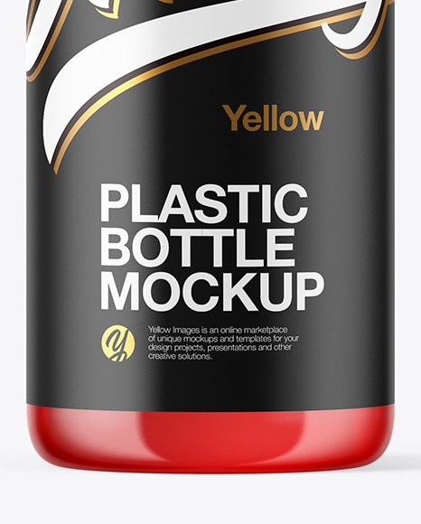 Plastic Bottle Mockup PSD #1