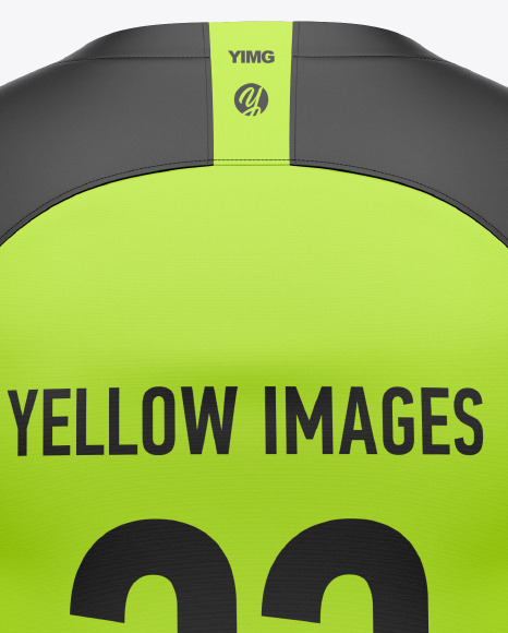 Download Men's Soccer Jersey Mockup in Apparel Mockups on Yellow ...