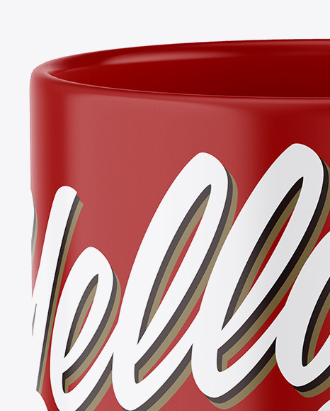 Download Glossy Mug Mockup In Cup Bowl Mockups On Yellow Images Object Mockups PSD Mockup Templates