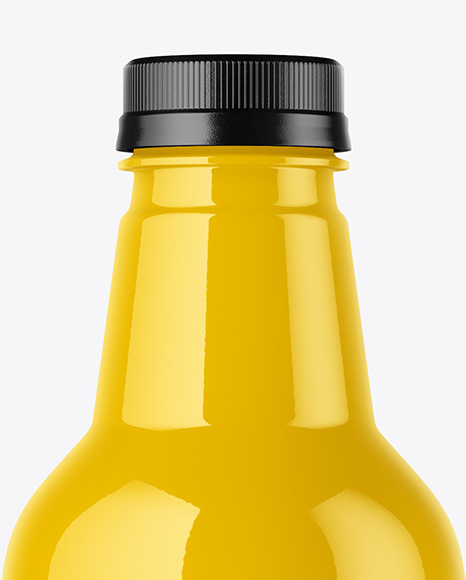 Glossy Bottle Mockup PSD #2