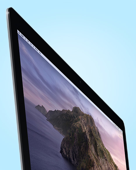 IMac with Keyboard and Mouse Mockup PSD #1