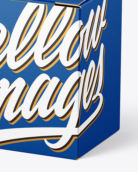 Paper Box Mockup PSD #1