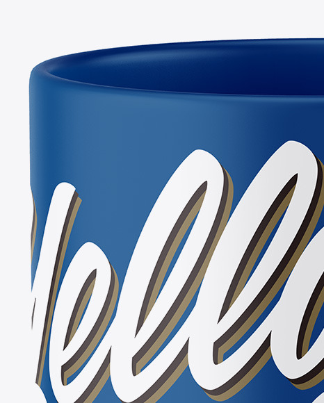 Matte Coffee Cup Mockup PSD #7