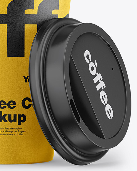 Kraft Coffee Cup Mockup PSD #5