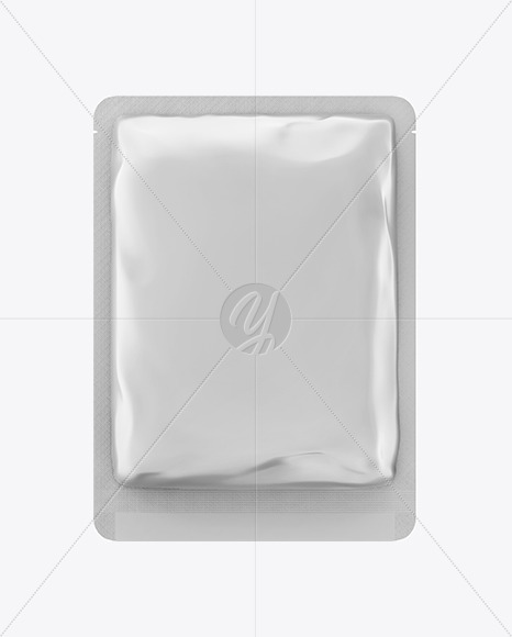 Glossy Pouch Mockup PSD #3