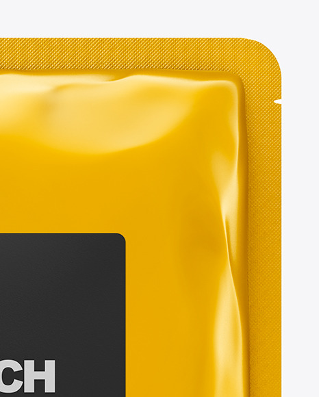 Glossy Pouch Mockup PSD #2