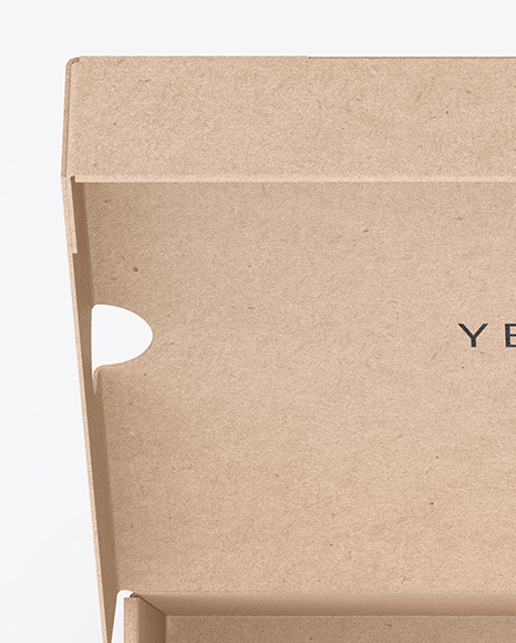 Two Kraft Boxes Mockup PSD #2