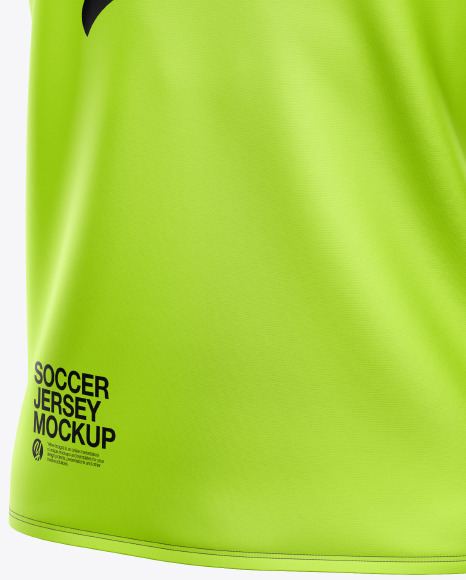 Men’s Soccer Jersey Mockup PSD #1