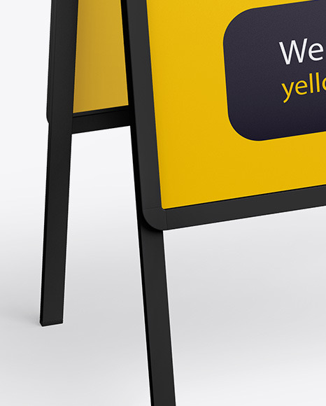 Plastic Stand Mockup PSD #7