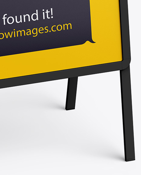 Plastic Stand Mockup PSD #5