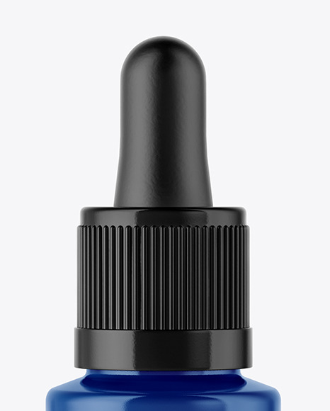 Glossy Dropper Bottle Mockup PSD #2