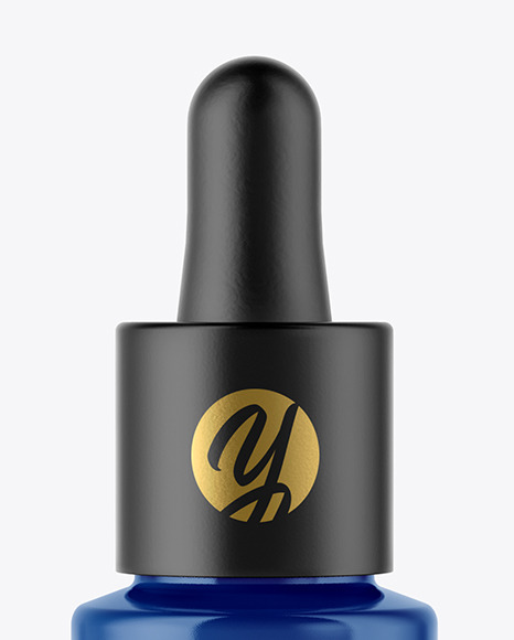 Glossy Dropper Bottle Mockup PSD #1