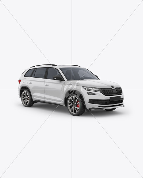 Download Suv Crossover Car Mockup Half Side View High Angle Shot In Vehicle Mockups On Yellow Images Object Mockups PSD Mockup Templates