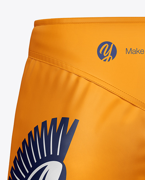 Download Men S Shorts Mockup In Apparel Mockups On Yellow Images Object Mockups