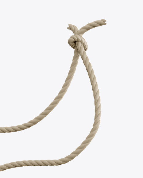 Round Label With Rope Mockup PSD #1