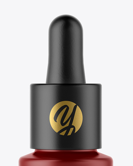 Matte Dropper Bottle Mockup PSD #1
