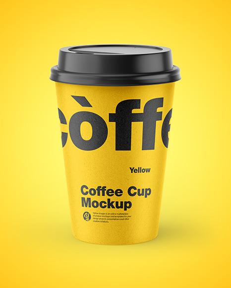 Kraft Coffee Cup Mockup PSD #2