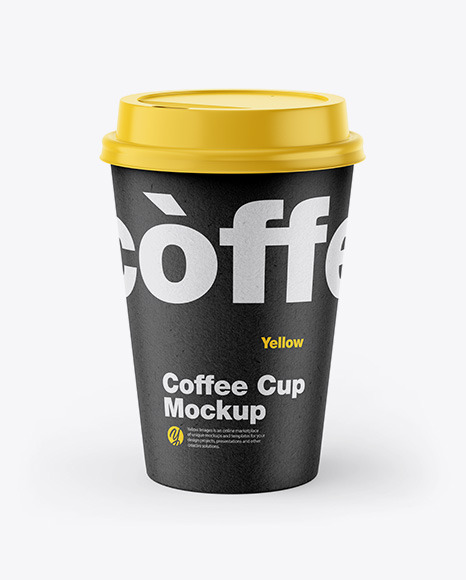 Kraft Coffee Cup Mockup PSD #1