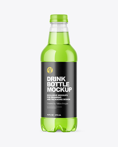 Download Clear Drink Plastic Bottle Mockup In Bottle Mockups On Yellow Images Object Mockups PSD Mockup Templates