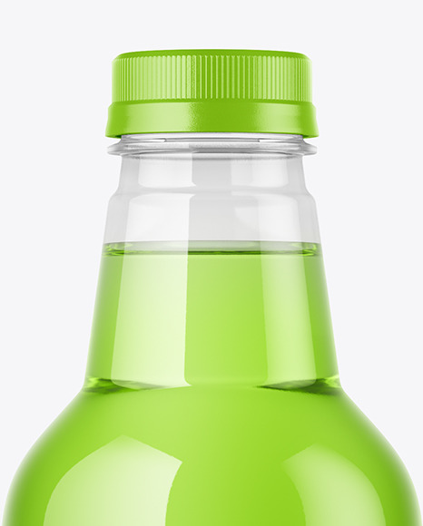 Download Clear Drink Plastic Bottle Mockup in Bottle Mockups on Yellow Images Object Mockups