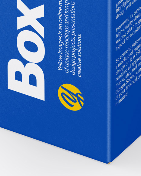 Download Paper Box Mockup In Box Mockups On Yellow Images Object Mockups PSD Mockup Templates