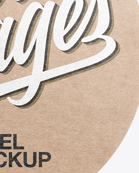 Kraft Label With Rope Mockup PSD #2
