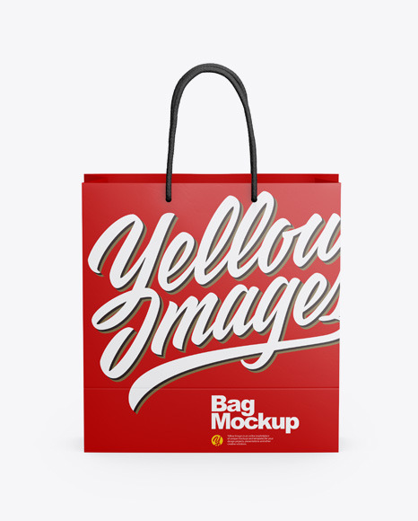 Matte Bag Mockup In Bag Sack Mockups On Yellow Images Object Mockups