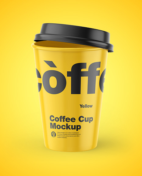 Glossy Coffee Cup Mockup PSD #3