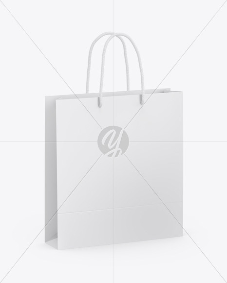 Glossy Bag Mockup In Bag Sack Mockups On Yellow Images Object Mockups